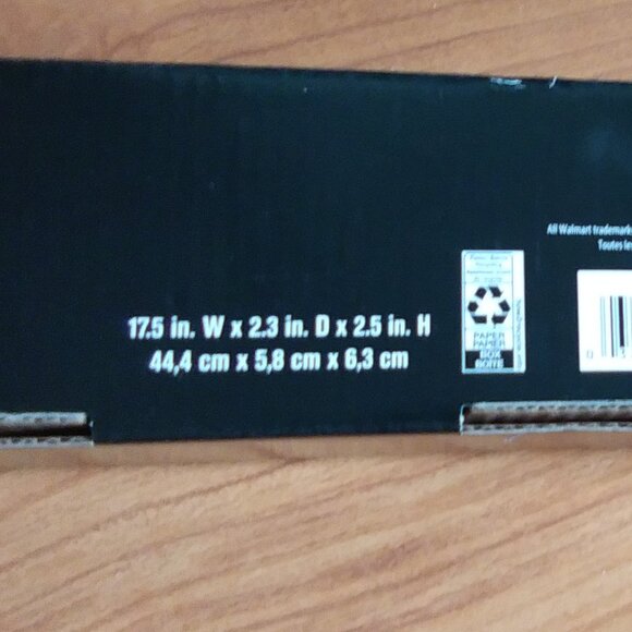 Solid Wood Wall Mounted Hook Rack With Bold Black Graphic Design - Picture 6 of 12